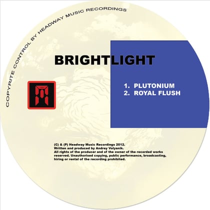 Plutonium album by Brightlight - Drum and Bass Cover Art