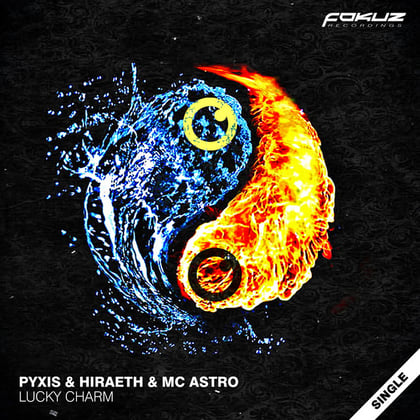 Lucky Charm album by pyxis, Hiraeth & MC ASTRO - Drum and Bass Cover Art