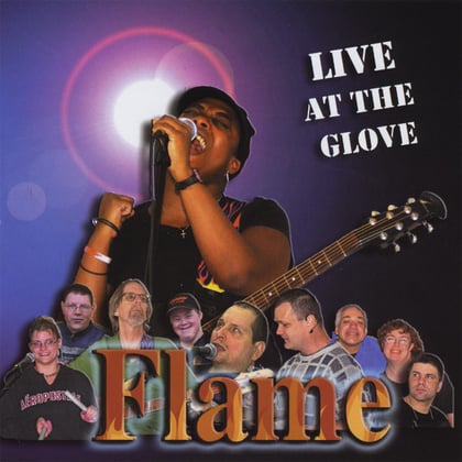 Live At The Glove album by Flame - Drum and Bass Cover Art