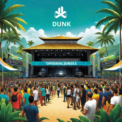 Original Jungle album by Dunk - Drum and Bass Cover Art
