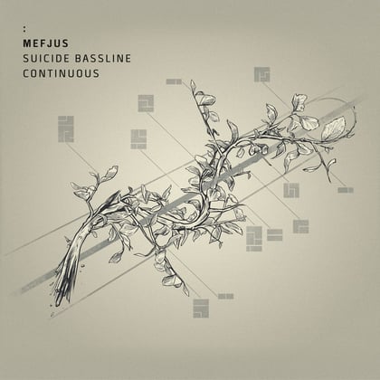 Suicide Bassline album by InsideInfo & Mefjus - Drum and Bass Cover Art