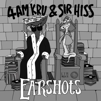 Earshots album by 4am Kru - Drum and Bass Cover Art