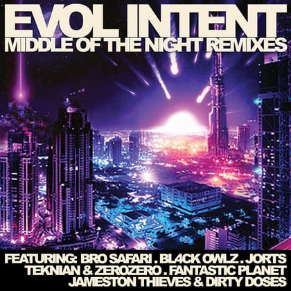 Middle Of The Night Remixes album by Evol Intent - Drum and Bass Cover Art