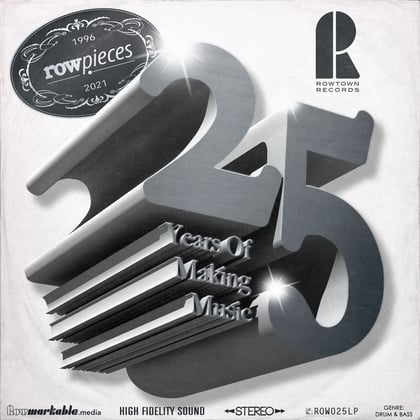 25 Years Of Making Music album by Rowpieces - Drum and Bass Cover Art