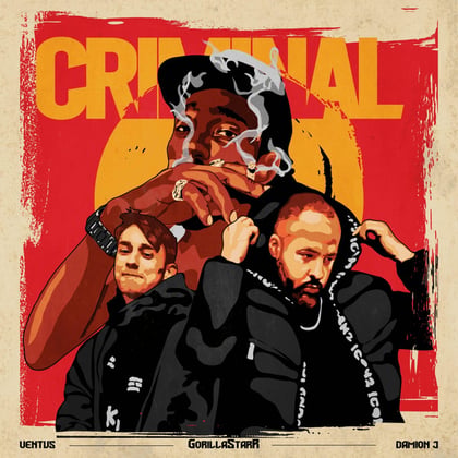 Criminal album by Ventus - Drum and Bass Cover Art