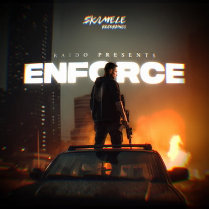 Enforce EP album by RAIDO - Drum and Bass Cover Art