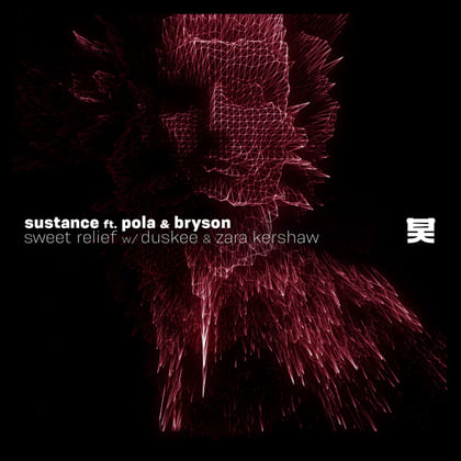 Sweet Relief album by Sustance, Duskee & Zara Kershaw - Drum and Bass Cover Art