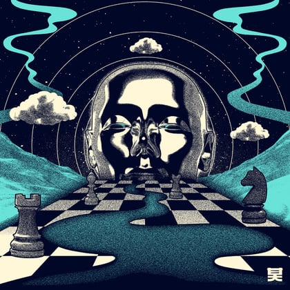 YKOM album by Mitekiss - Drum and Bass Cover Art