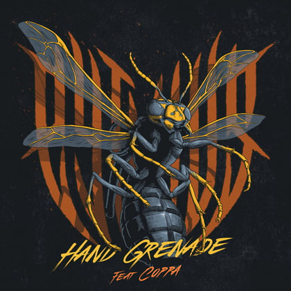 Hand Grenade album by Pythius - Drum and Bass Cover Art