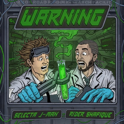 Warning album by Selecta J-Man - Drum and Bass Cover Art