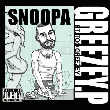 Greezey P album by Snoopa - Drum and Bass Cover Art