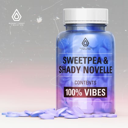100% Vibes album by Sweetpea - Drum and Bass Cover Art