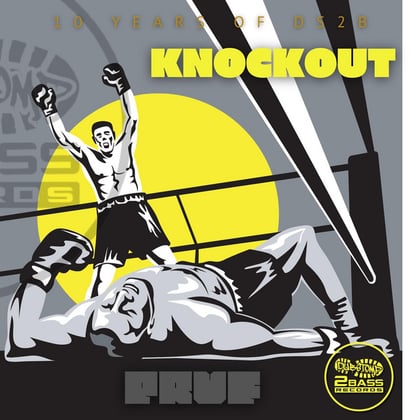 Knockout album by Pruf - Drum and Bass Cover Art
