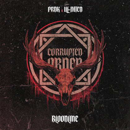 Bloodline album by Prdk - Drum and Bass Cover Art