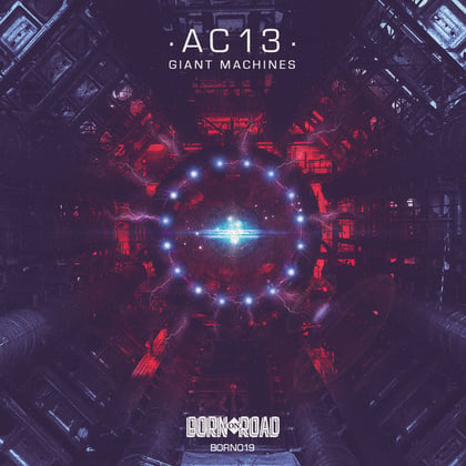 Giant Machines album by AC13 - Drum and Bass Cover Art