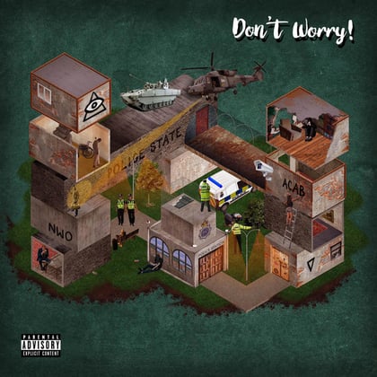 Don't Worry album by Frenzee - Drum and Bass Cover Art