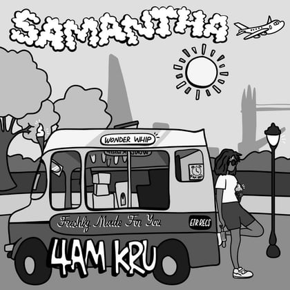 Samantha album by 4am Kru - Drum and Bass Cover Art