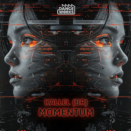 Momentum album by Kallel (BR) - Drum and Bass Cover Art