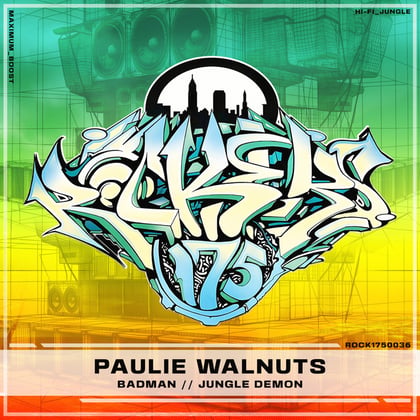 Badman album by Paulie Walnuts - Drum and Bass Cover Art