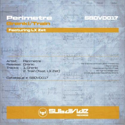 Grenki/Train album by Perimetre - Drum and Bass Cover Art