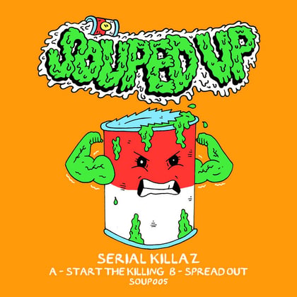 Start The Killing / Spread Out album by Serial Killaz - Drum and Bass Cover Art