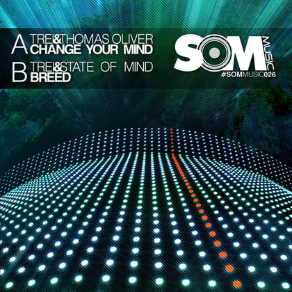 Change Your Mind album by TREi & Jungle Fever - Drum and Bass Cover Art