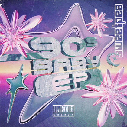90’s Baby EP album by Sweetpea - Drum and Bass Cover Art