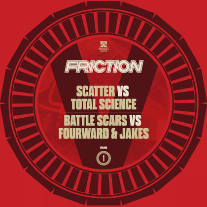Friction Vs. Vol. 1: Scatter / Battle Scars album by Friction - Drum and Bass Cover Art