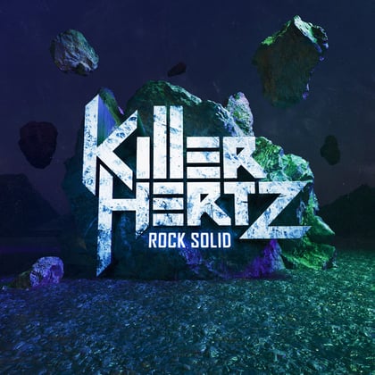 Rock Solid album by Killer Hertz - Drum and Bass Cover Art