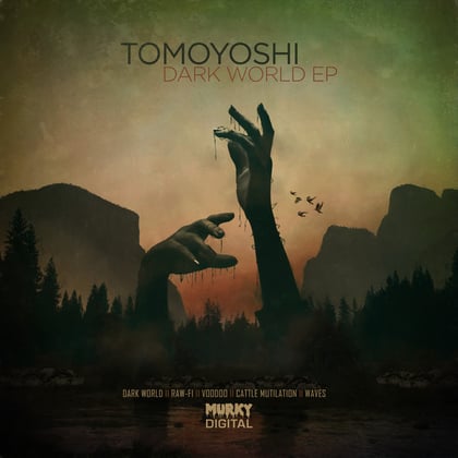 Dark World EP album by Tomoyoshi - Drum and Bass Cover Art