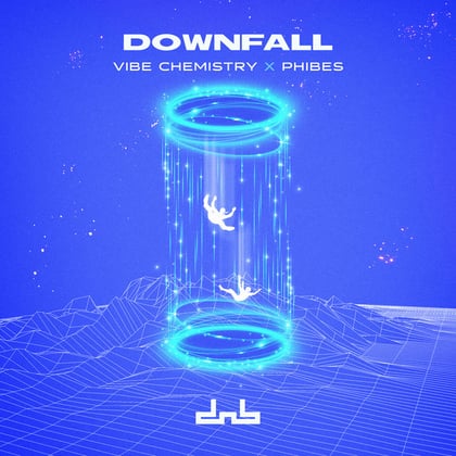 Downfall album by Vibe Chemistry - Drum and Bass Cover Art