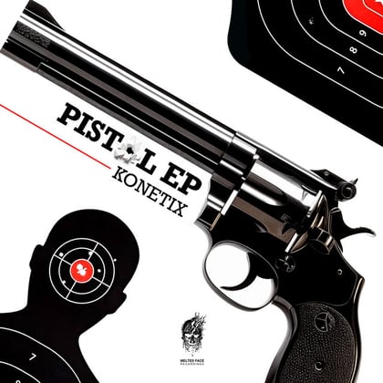 Pistol EP album by Konetix - Drum and Bass Cover Art