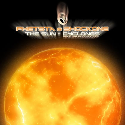 The Sun / Cyclones album by Phetsta & ShockOne - Drum and Bass Cover Art