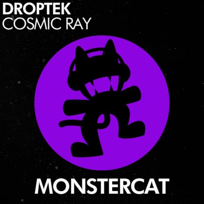Cosmic Ray album by Droptek - Drum and Bass Cover Art