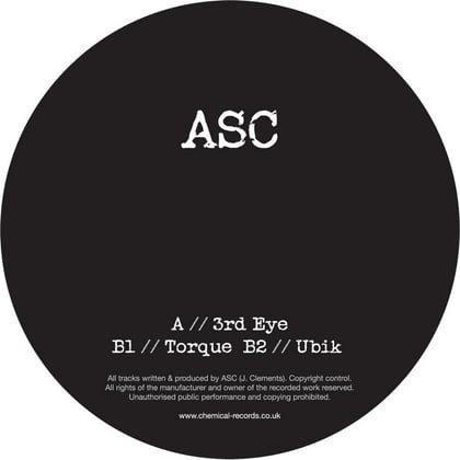 3rd Eye / Torque / Ubik album by ASC - Drum and Bass Cover Art
