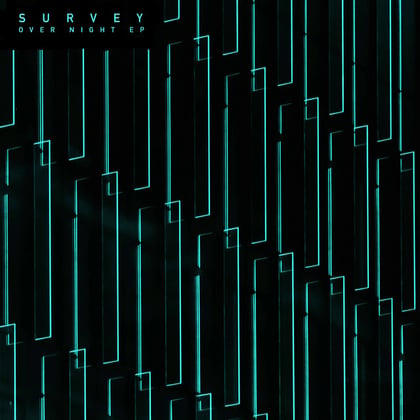 Over Night EP album by Survey & Theory - Drum and Bass Cover Art