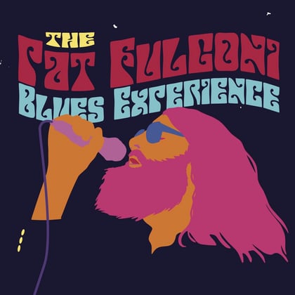 The Pat Fulgoni Blues Experience album by Pat Fulgoni - Drum and Bass Cover Art