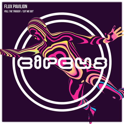 Pull the Trigger / Cut Me Out album by Andromedik, Flux Pavilion & Cammie Robinson - Drum and Bass Cover Art