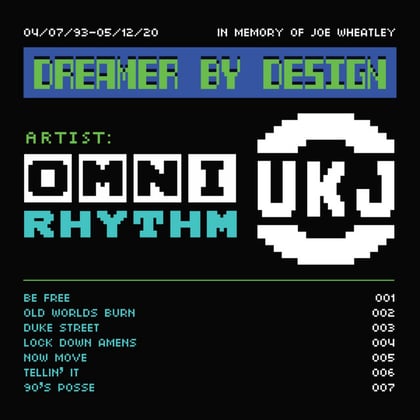 UK Jungle Records Presents: OmniRhythm - Dreamer By Design album by OmniRhythm - Drum and Bass Cover Art