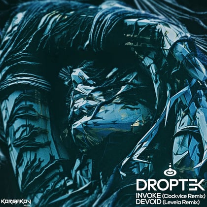 Invoke (Clockvice Remix) / Devoid (Levela Remix) album by Droptek, Levela & Clockvice - Drum and Bass Cover Art