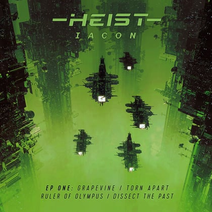 Iacon LP Pt1 album by Spaow, Zero G & Heist - Drum and Bass Cover Art