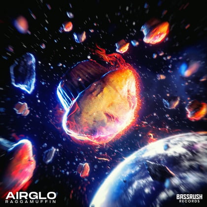 RAGGAMUFFIN album by AIRGLO - Drum and Bass Cover Art