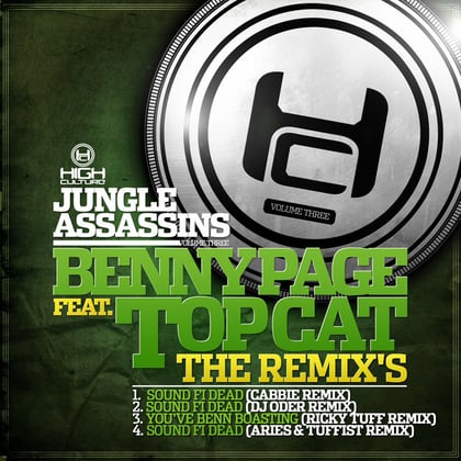 Jungle Assassins Vol. 3 album by Benny Page - Drum and Bass Cover Art