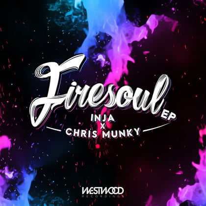 Firesoul EP album by Inja & Chris Munky - Drum and Bass Cover Art