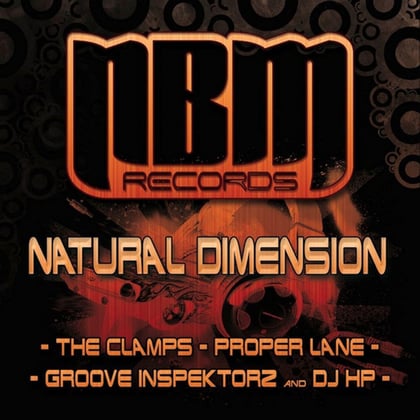 Natural Dimension album by TR Tactics, SND, The Clamps, Proper Lane & Groove Inspektorz - Drum and Bass Cover Art