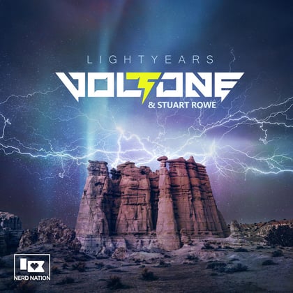 Lightyears album by Stuart Rowe & Jason Jinx - Drum and Bass Cover Art
