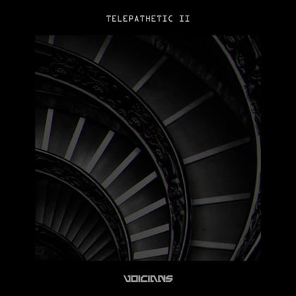 Telepathetic II album by Voicians - Drum and Bass Cover Art