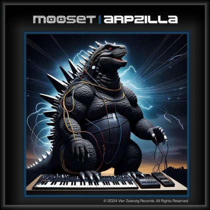 Arpzilla album by m00seT - Drum and Bass Cover Art