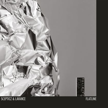 Flatline album by Scepticz & Lavance - Drum and Bass Cover Art