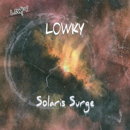 Solaris Surge album by L0WKY - Drum and Bass Cover Art